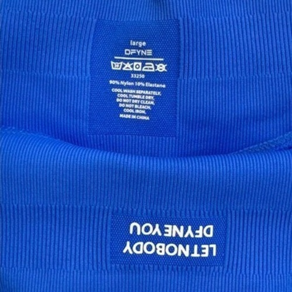 Dfyne impact shorts 4.5" electric blue large - Picture 5 of 6